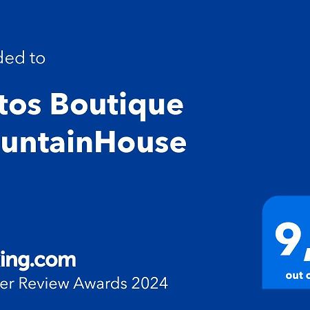 Villa Elatos Boutique Mountainhouse Karpenísion Esterno foto